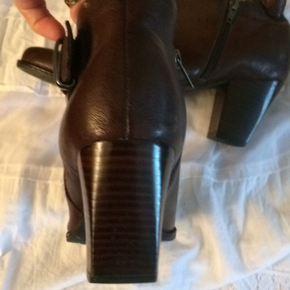 Clarks ankle boots sz 9-1/2 brown - Picture 3 of 5